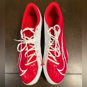 Nike Vapor Ultrafly 4 Keystone Molded Baseball Cleat Red/White Size 13